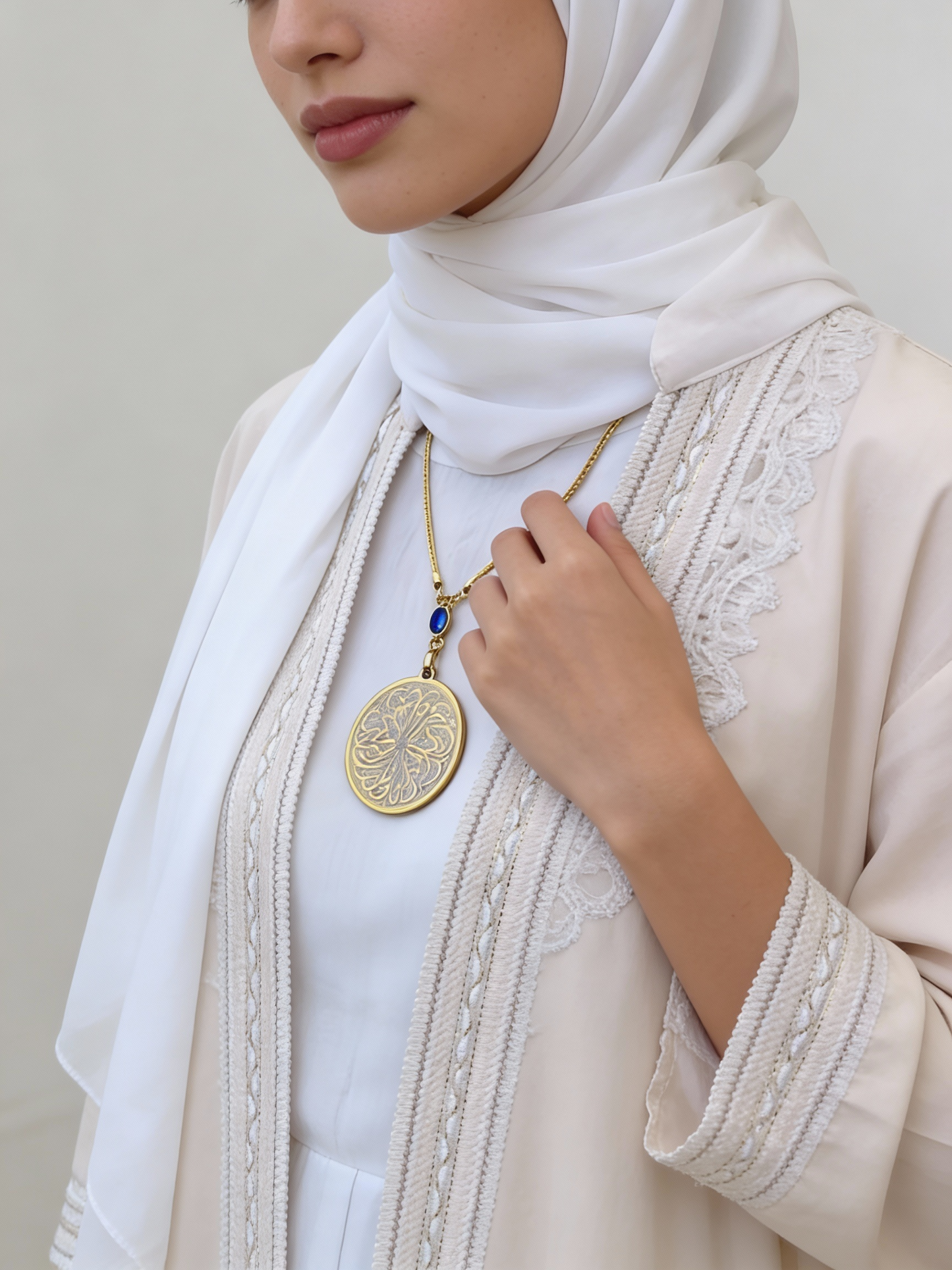 قلادة سما - فضة خالصة