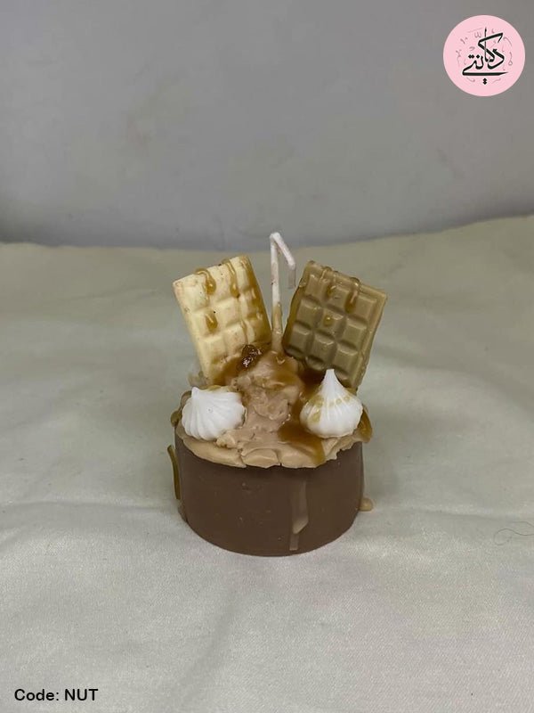 Chocolate Cup Cake Candle