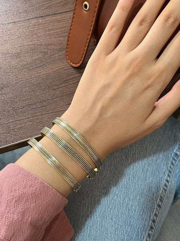 مجموعة أساور بريانا - نحاس نقي