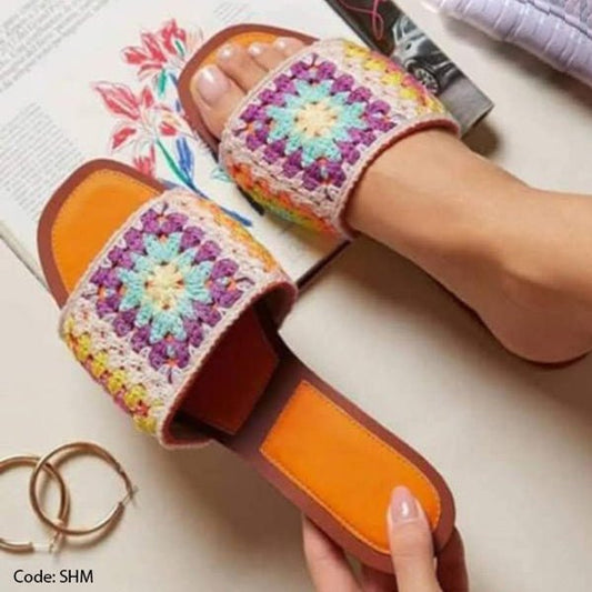 Mayan Slippers - Leather