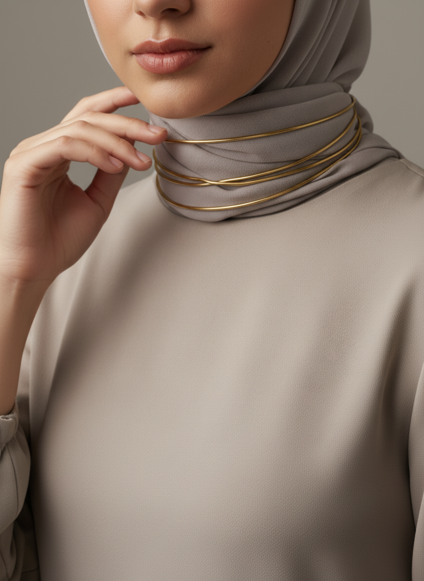 Choker Necklace - Pure Copper