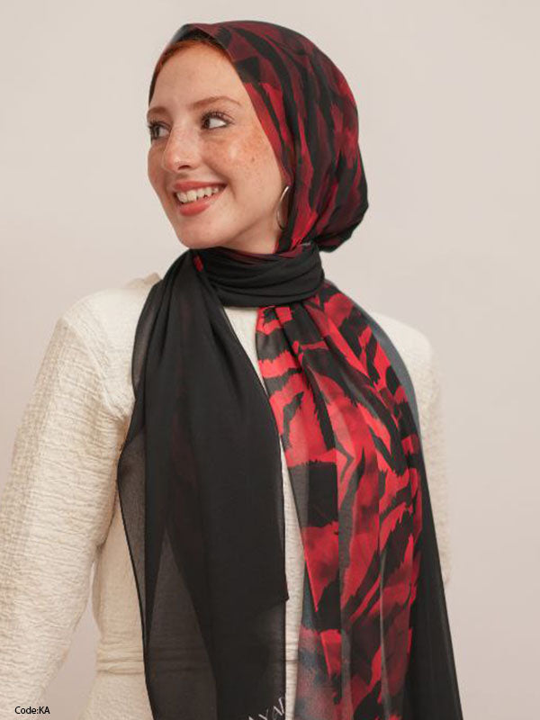 Naira Scarf - Crepe Digital