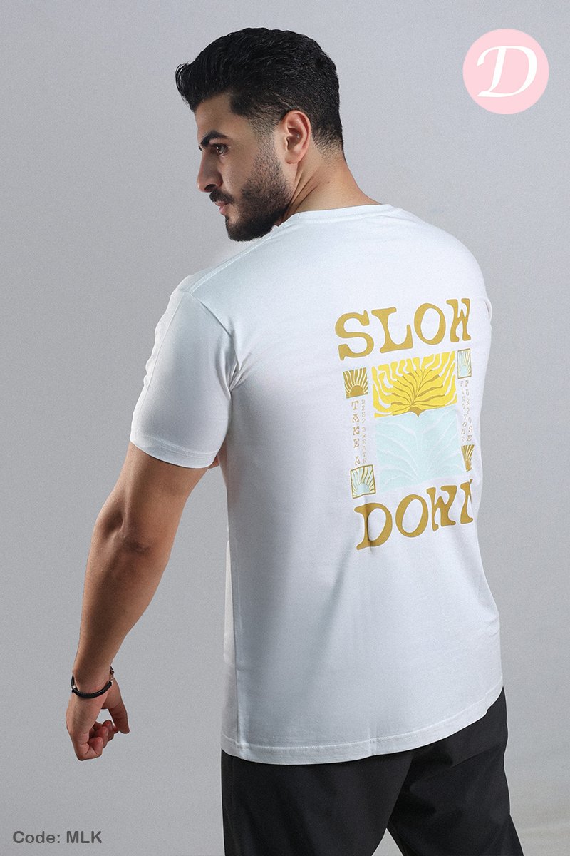 Slow Down T-shirt - Cotton