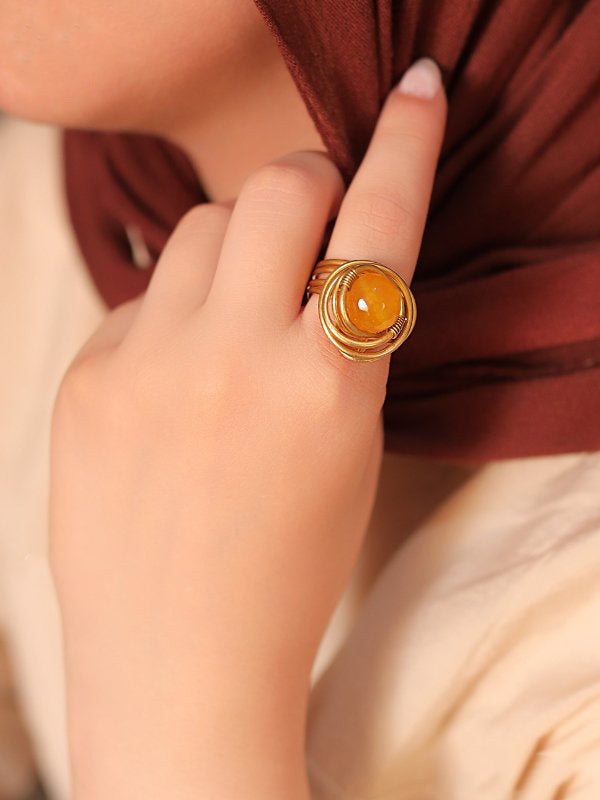 Nevin Ring - Gold Plated