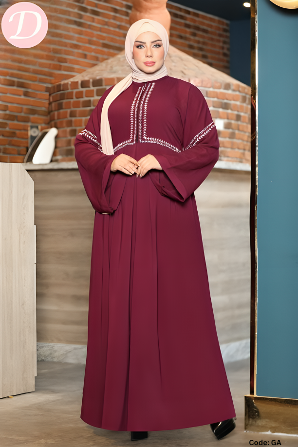 Salma Abaya - Crepe