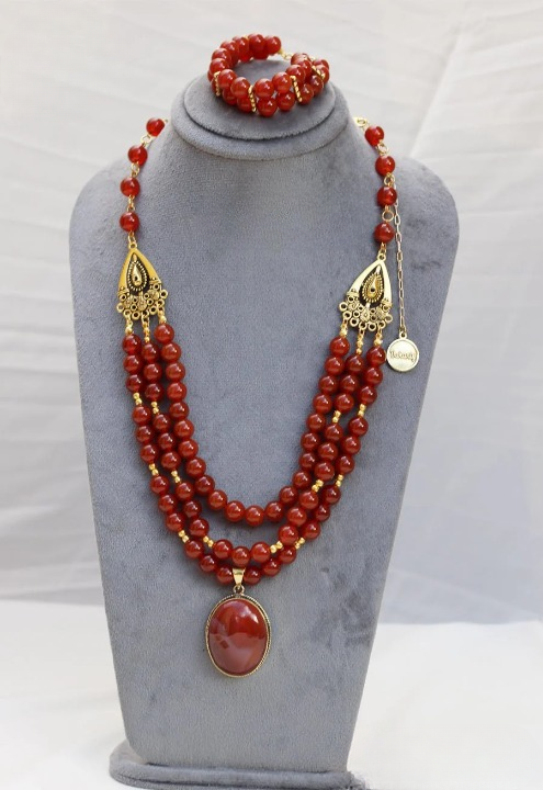 مجموعة راما الرائعة - حجر المرجان الأحمر