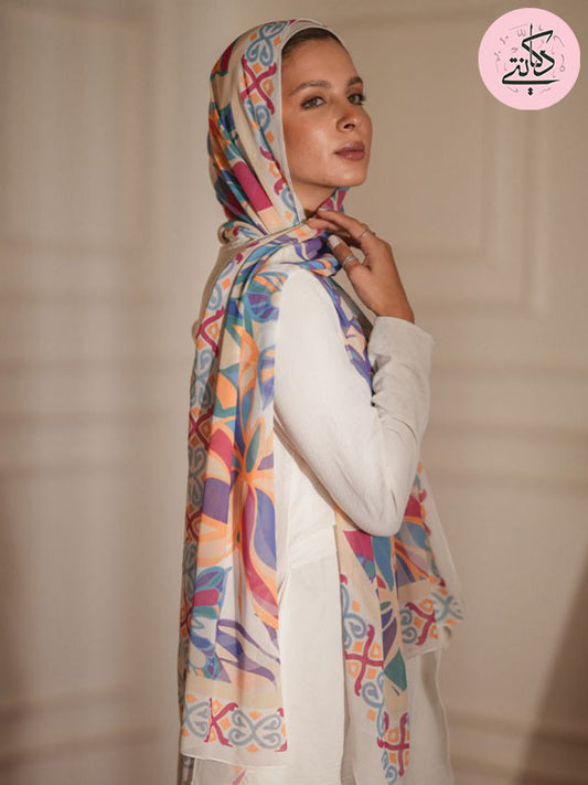 Reem Scarf - Crepe Digital