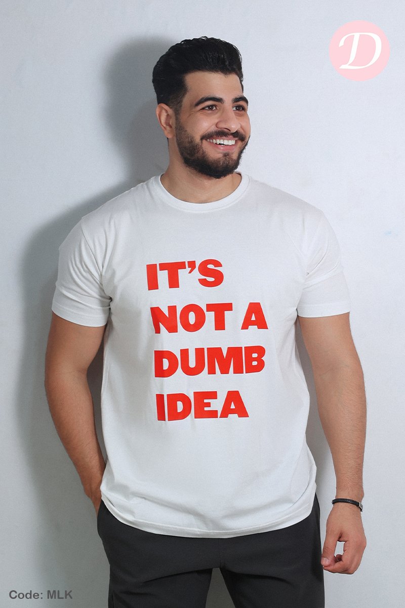 Dumb Idea T-shirt - Cotton