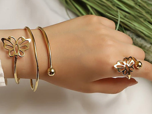 Butterfly Delicate Set - Pure Copper