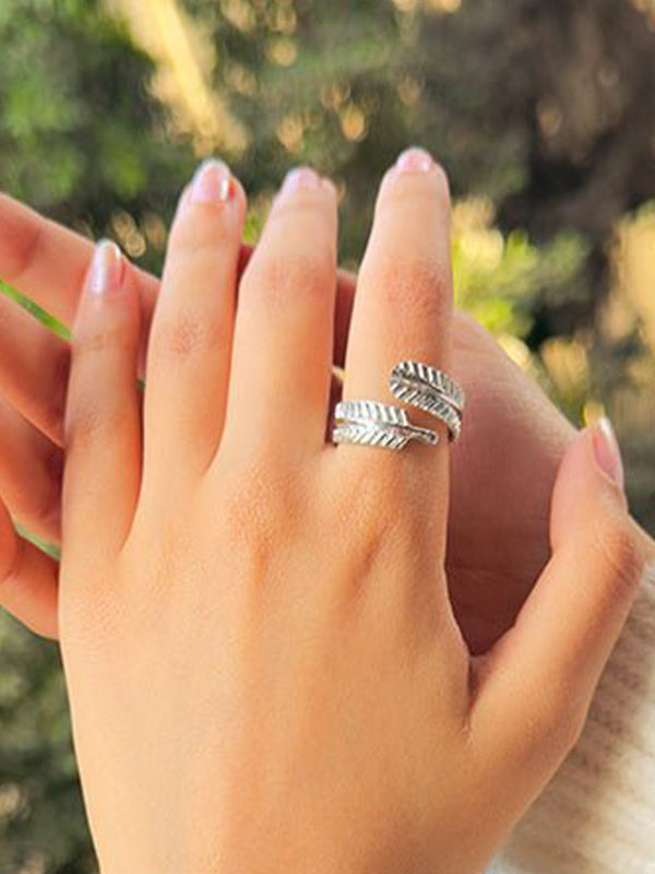 The Feather Set - Silver Plated