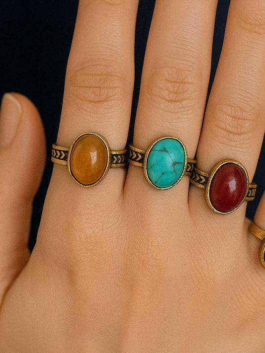 مجموعة حلقات دوللي - نحاس نقي