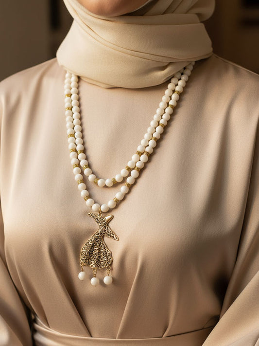 قلادة تهاني - احجار العقيق