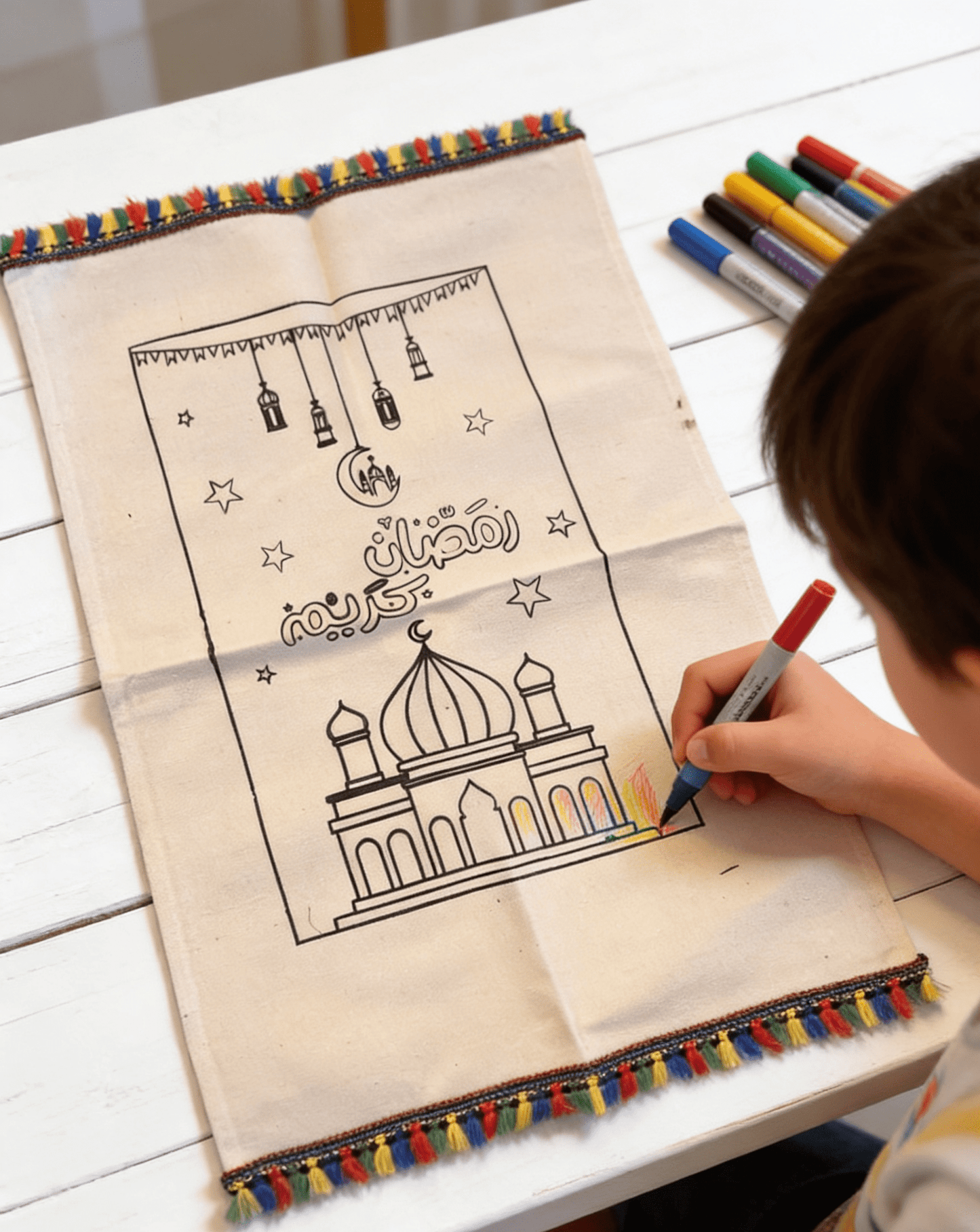 Coloring Prayer Mat for Kids