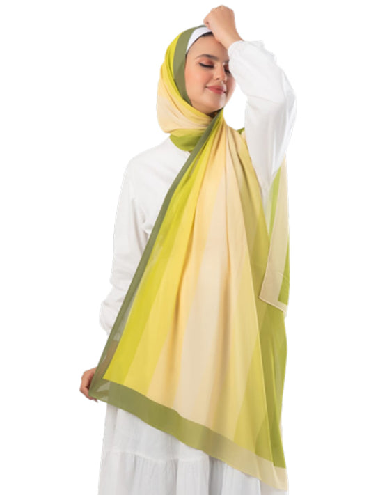 Ashley Scarf - Crepe Degrade