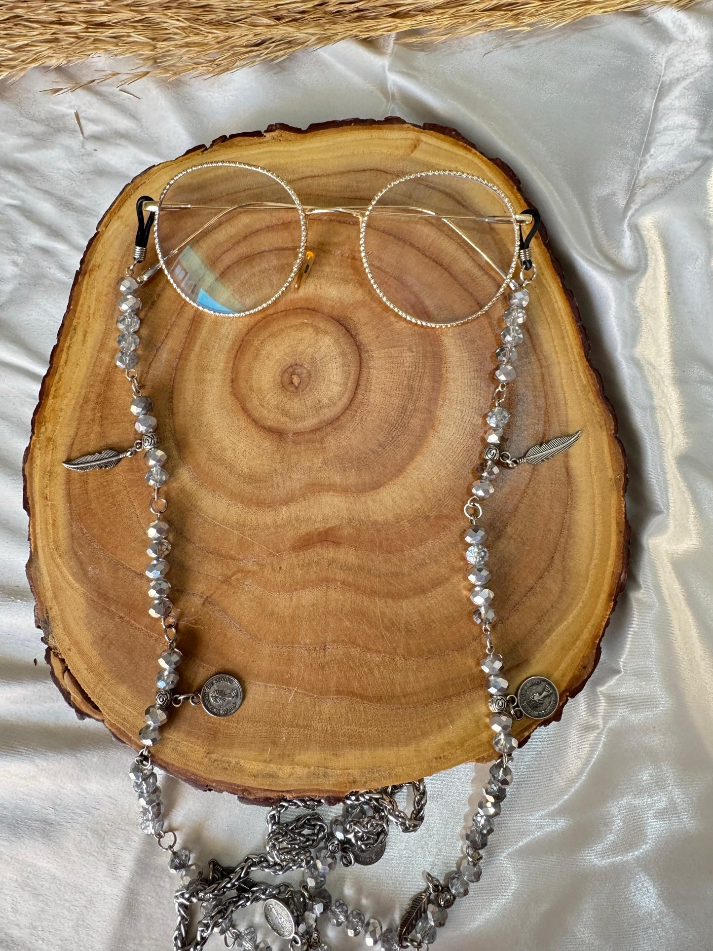 Abrar Glasses Chain - Crystal