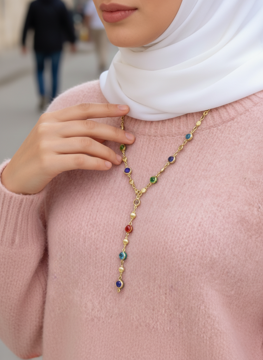 Hayaa Necklace - Stainless Gold Plated