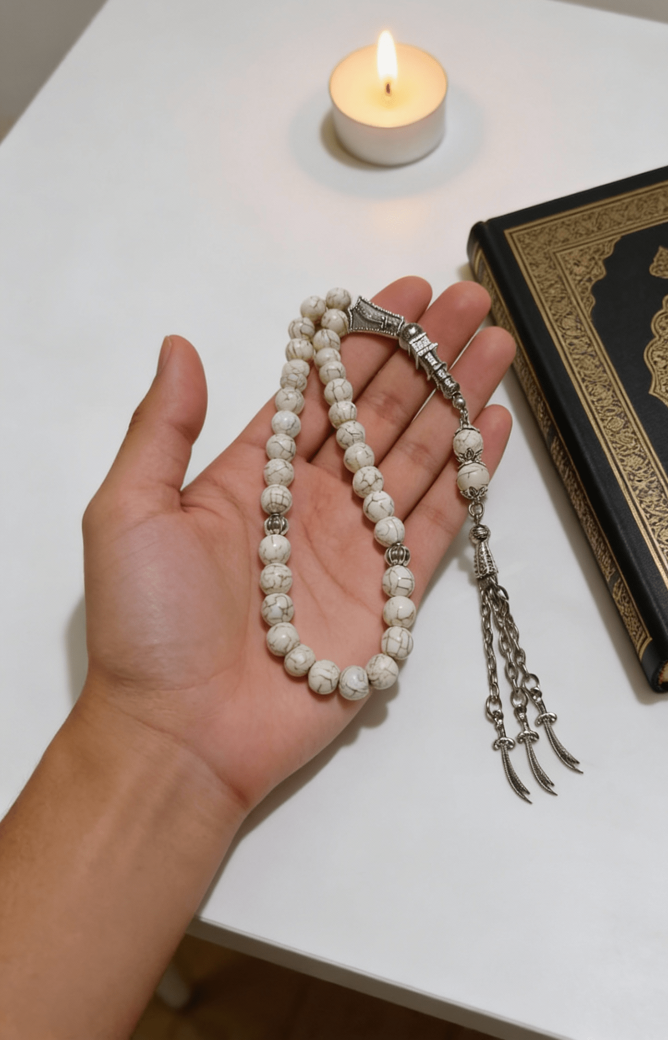 White Rosary - Fairouz Stones