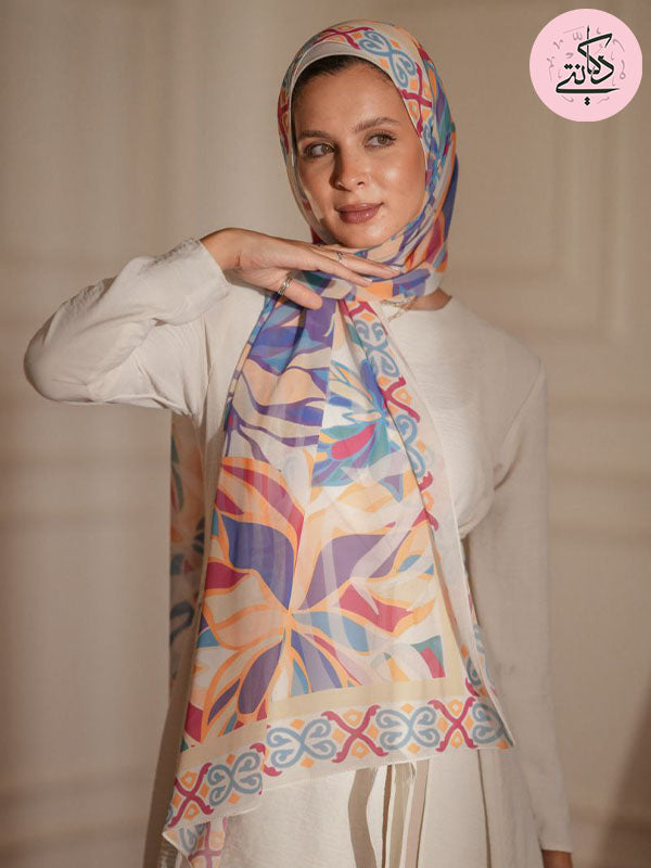 Reem Scarf - Crepe Digital