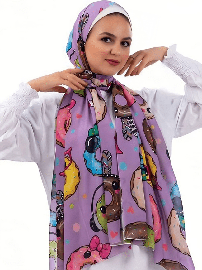 Nisma Scarf - Crepe Chiffon