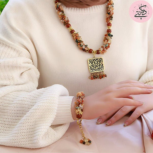 Freya Bohemian Set - Agate Stone