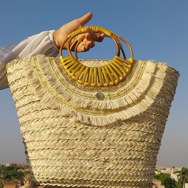 Ayten Beach Bag - Wicker