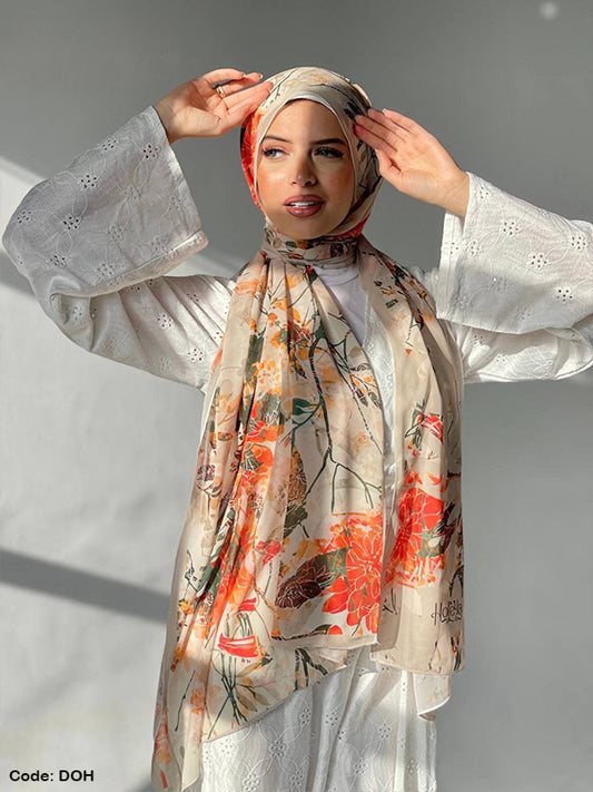 Safaa Scarf - Crepe Chiffon