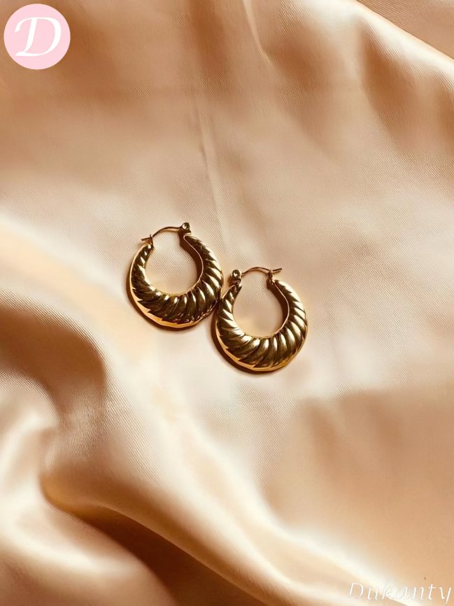 Classy Hoops Earrings - Stainless Steel