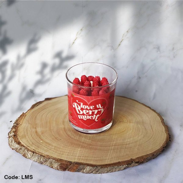 Raspberry Candle