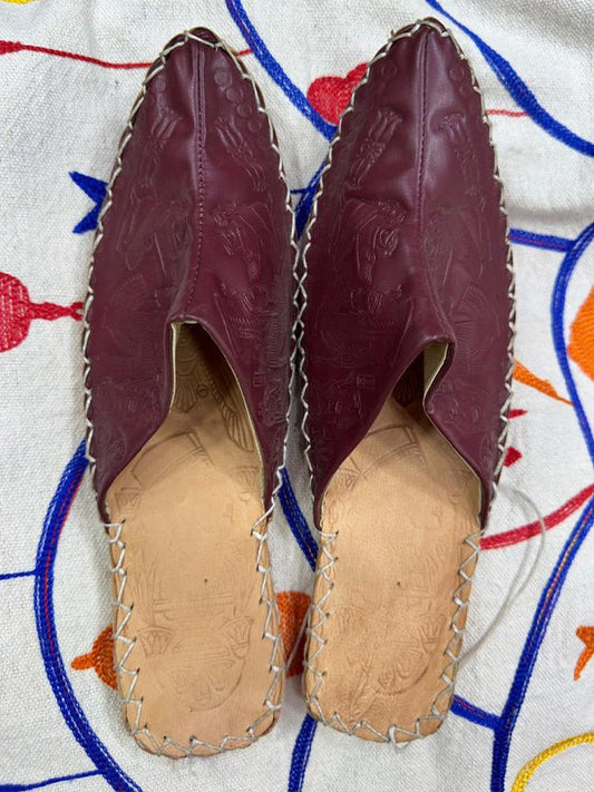 Sara Slippers - Genuine Leather
