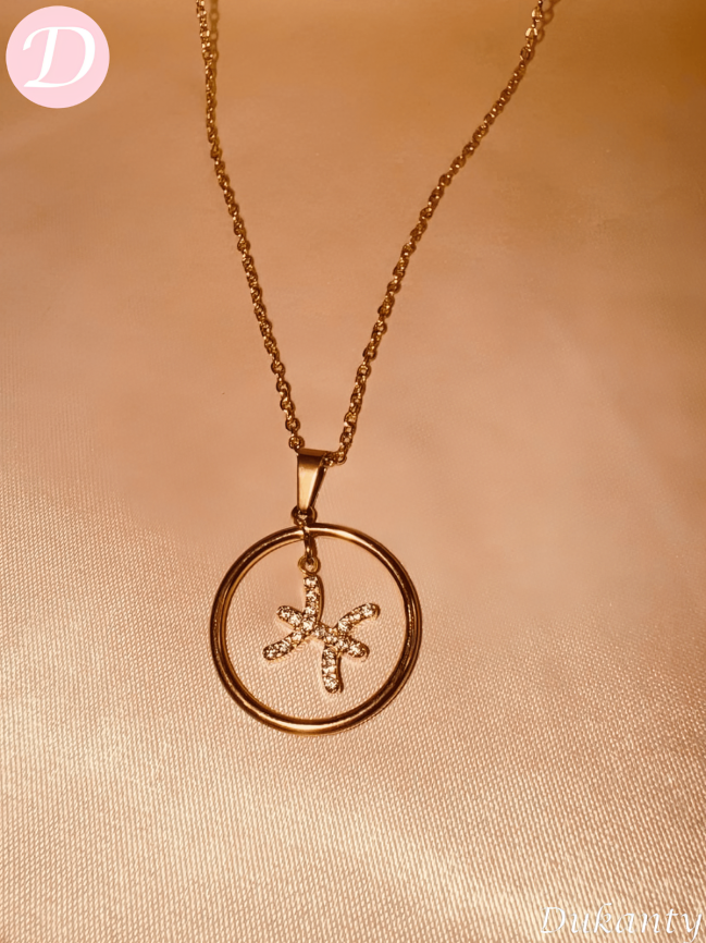 Zodiac Sign Necklace - Stainless Steel