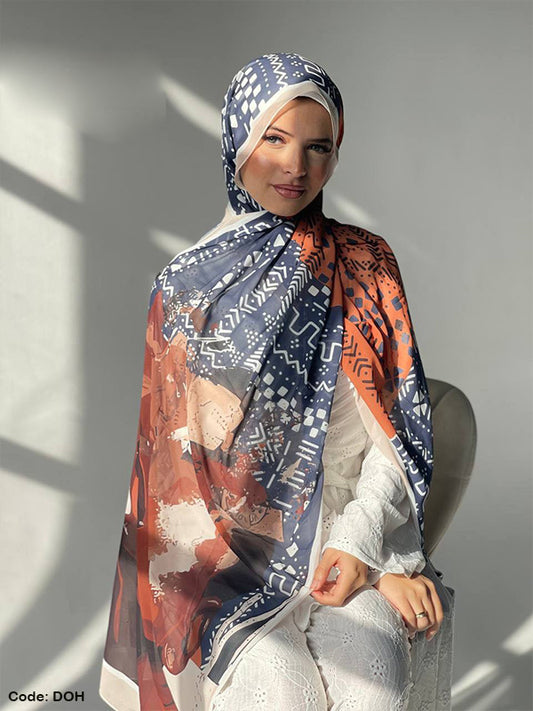 Shagan Scarf - Crepe Chiffon