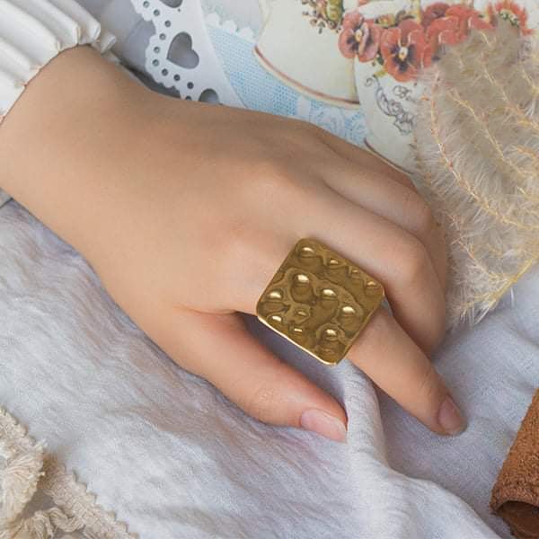 Anne Simple Ring - Gold Plated