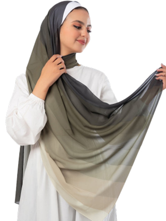 Lilay Scarf - Crepe Degrade