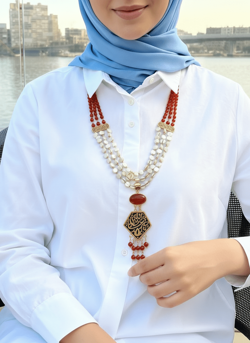 قلادة سارة - نحاس نقي