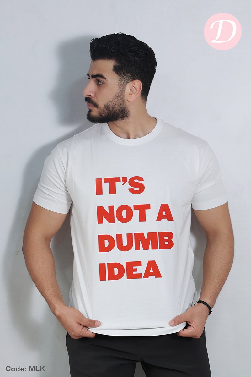 Dumb Idea T-shirt - Cotton