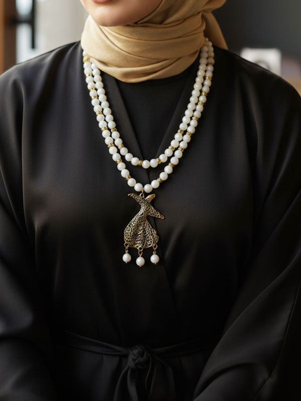 قلادة تهاني - احجار العقيق