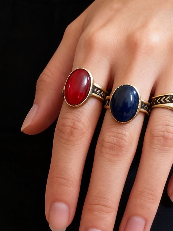 مجموعة حلقات دوللي - نحاس نقي