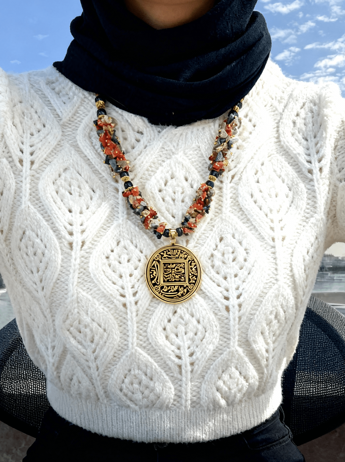 Farida Broken Agate Necklace