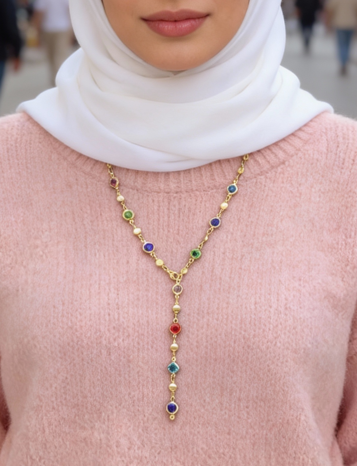 Hayaa Necklace - Stainless Gold Plated