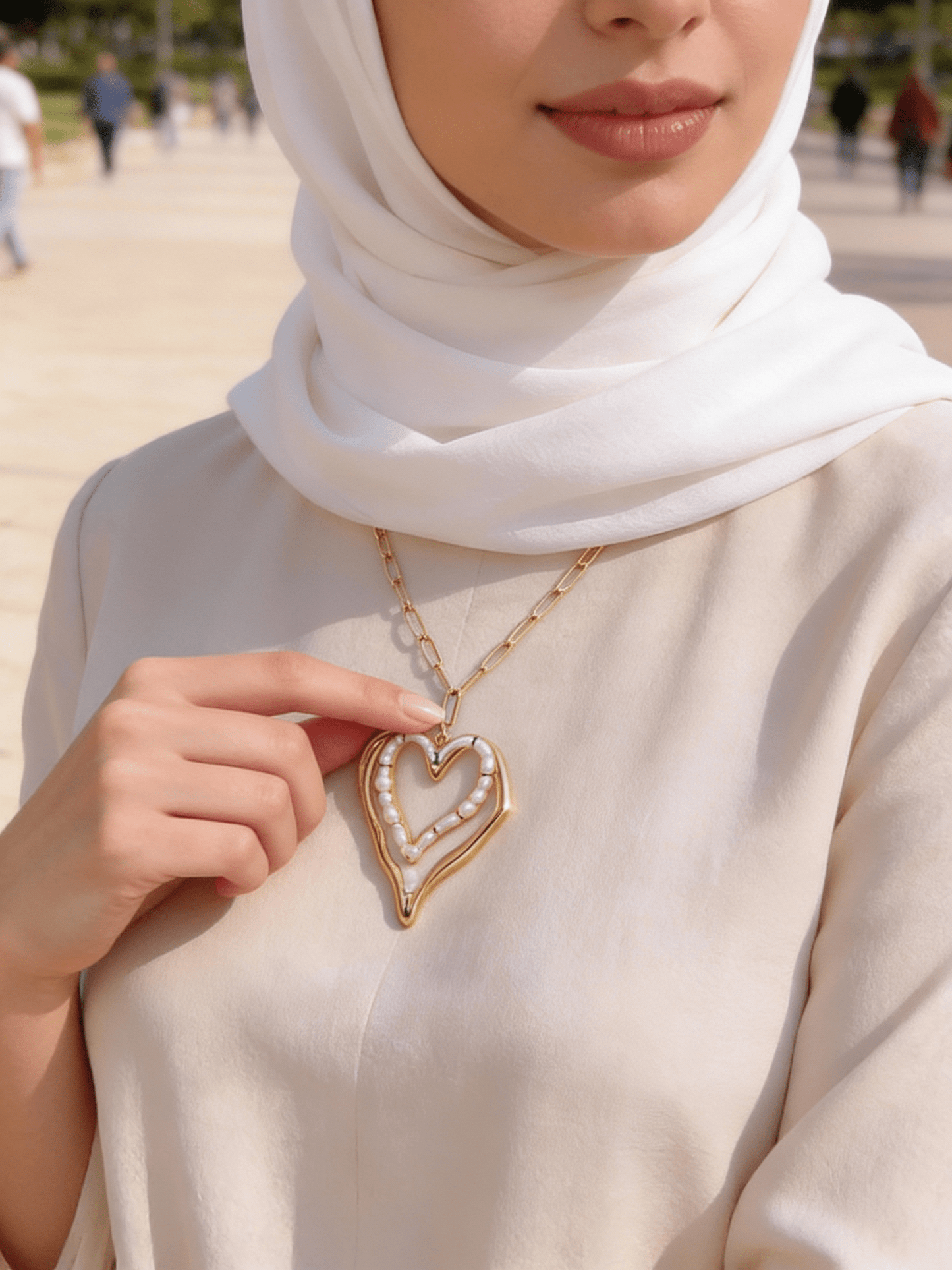 Nayera Necklace - Stainless Steel