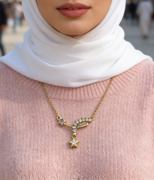 Hala Necklace - Stainless Gold Plated
