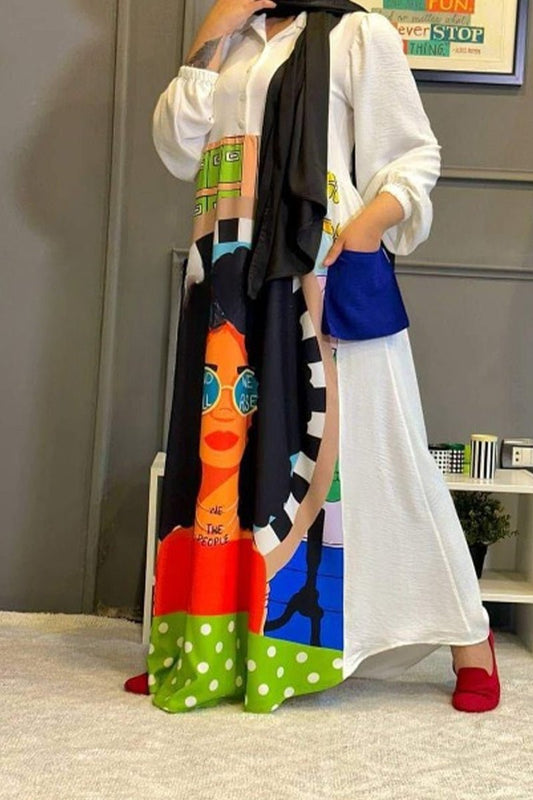 عباية زهرة - كتان