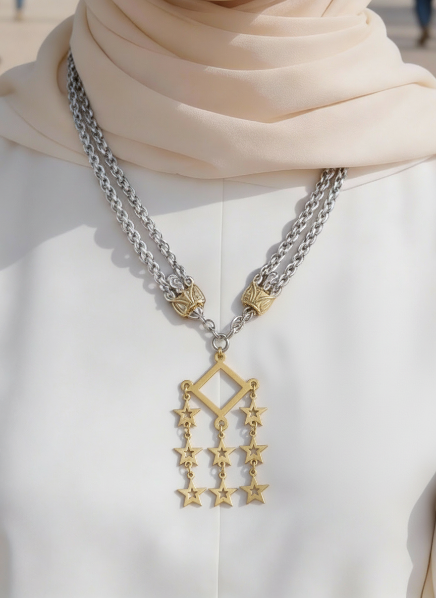 قلادة سما - فضة خالصة