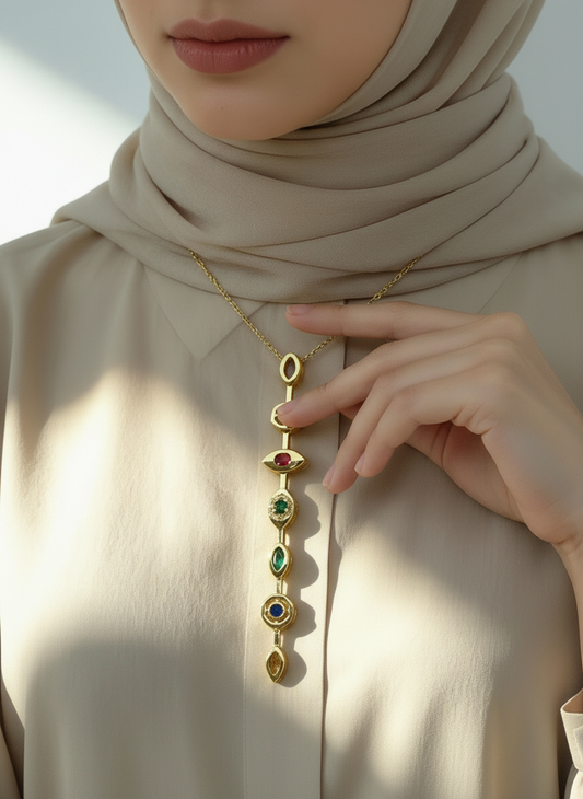 Menna Necklace - Stainless Steel