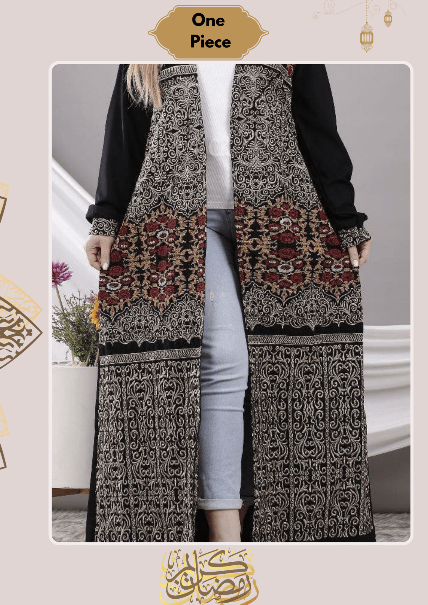 Afaf Kaftan - Crepe
