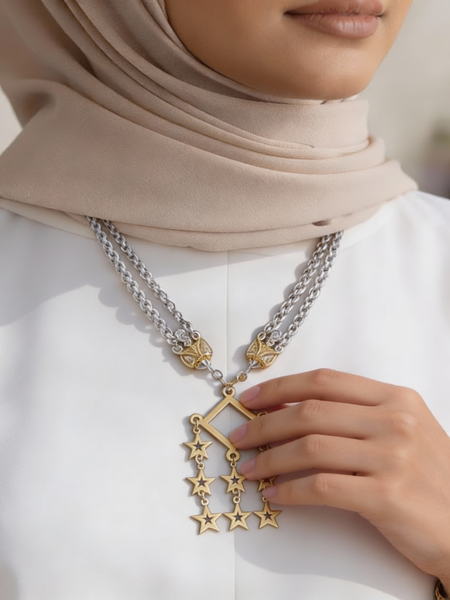 قلادة سما - فضة خالصة