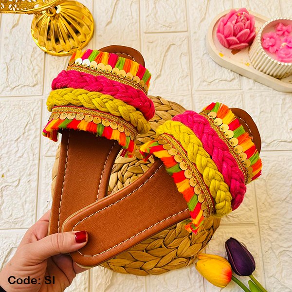 Mayan Handmade Slippers - Leather