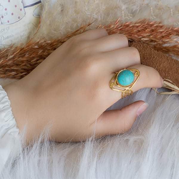 Jasmine Vintage Ring - Gold Plated