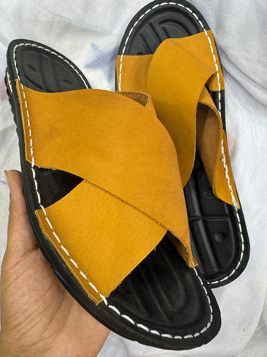 Zeiad Slippers - Genuine Leather