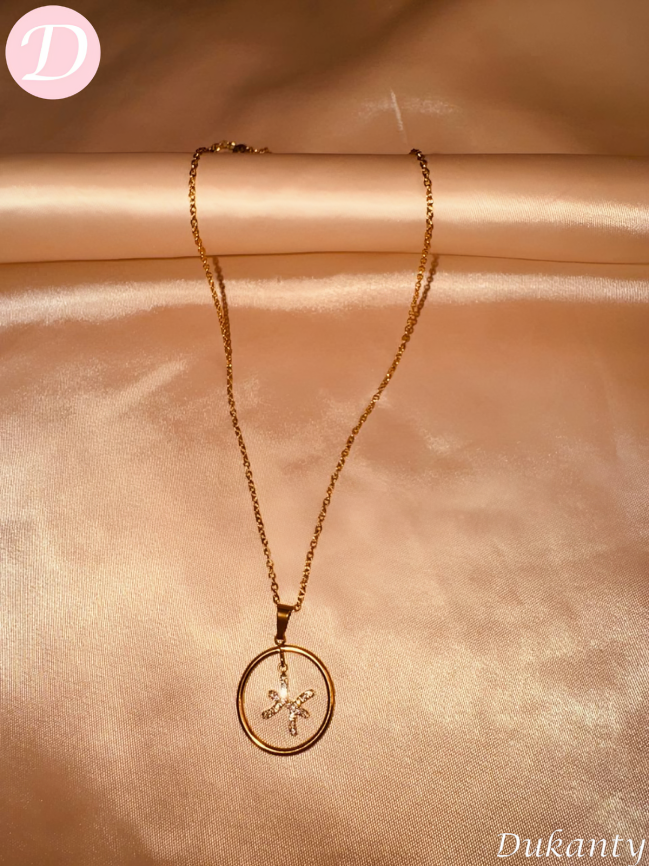 Zodiac Sign Necklace - Stainless Steel